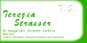 terezia strasser business card